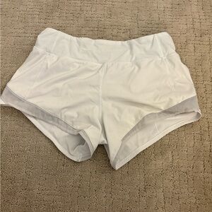 Cute Lululemon white speed ups